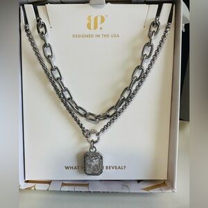 Bomb Party Luxe Layers 2025 "Just For A Moment"  Cubic Zirconia / Silver Plating